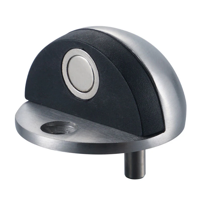 Stainless Steel Rubber Cushion Banging Prevent Floor Mount Door Stops