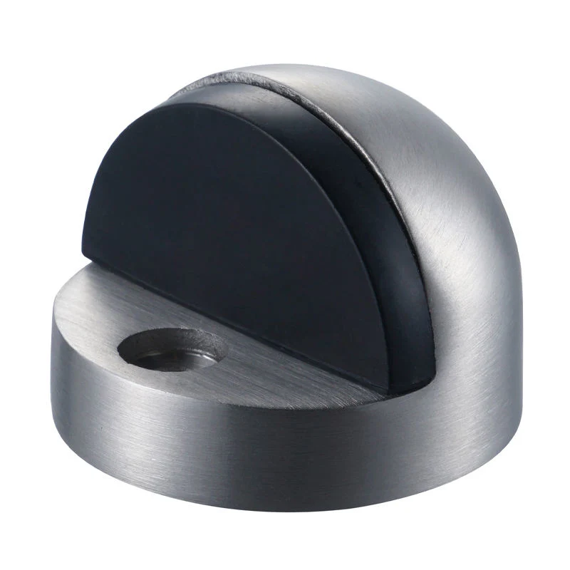 Stainless Steel Rubber Cushion Banging Prevent Floor Mount Door Stops